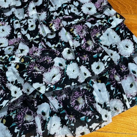 BCBG Strapless Floral Floor Length Dress - Picture 2 of 4